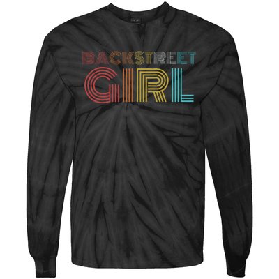 Retro Vintage Backstreet Girl Tie-Dye Long Sleeve Shirt