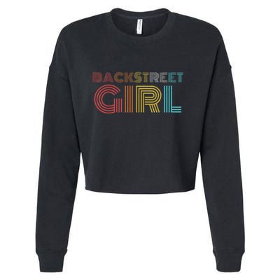 Retro Vintage Backstreet Girl Cropped Pullover Crew