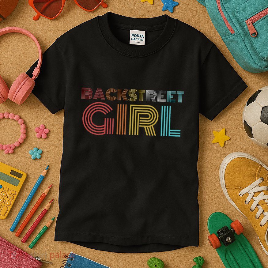 Retro Vintage Backstreet Girl Kids T-Shirt