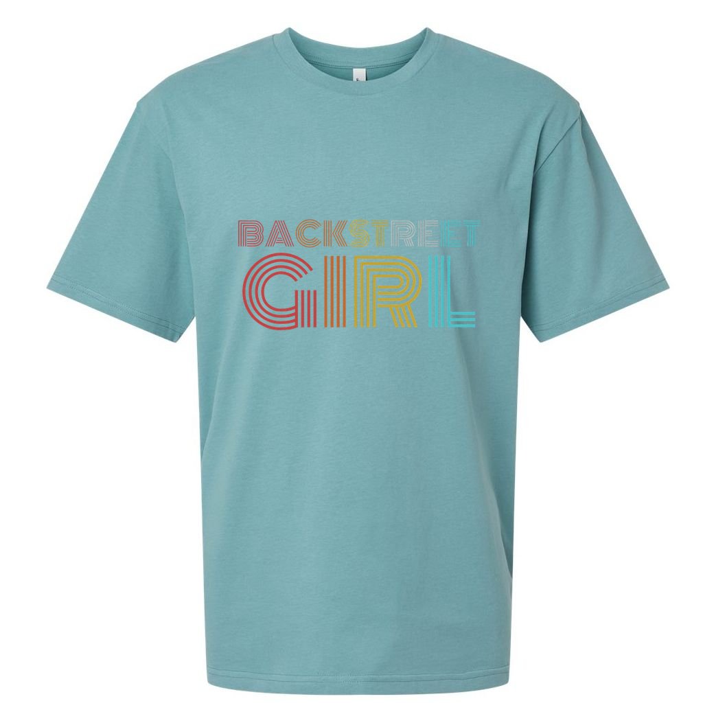Retro Vintage Backstreet Girl Sueded Cloud Jersey T-Shirt
