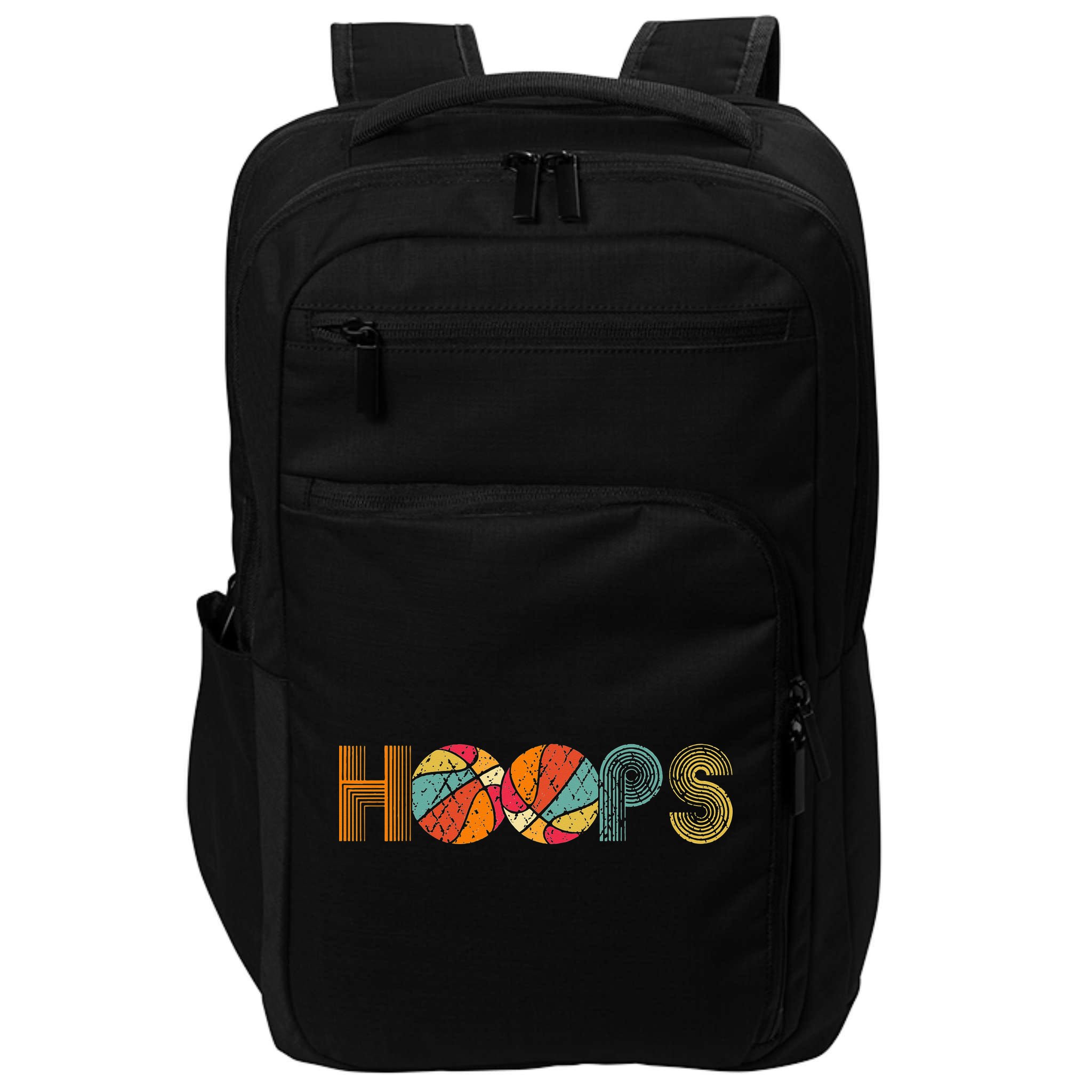 Retro Vintage Basketball Hoops Impact Tech Backpack