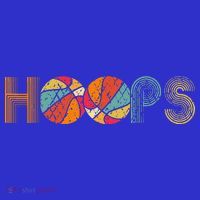Retro Vintage Basketball Hoops Poster