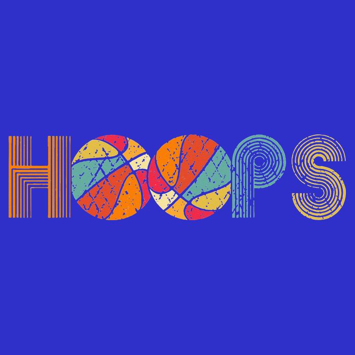 Retro Vintage Basketball Hoops Womens T-Shirt