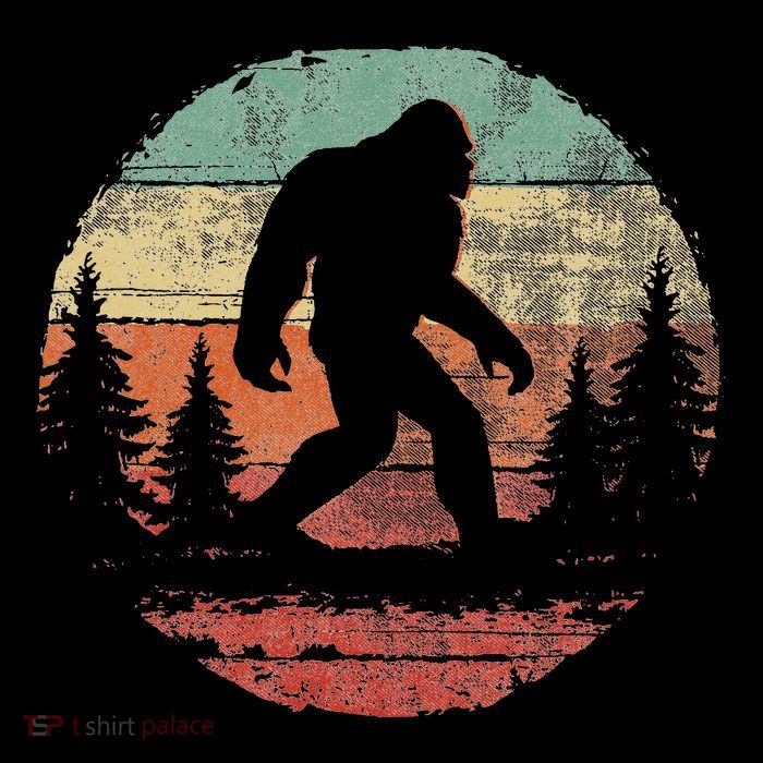 Retro Vintage Bigfoot Hide And Seek 16 in Basic Backpack