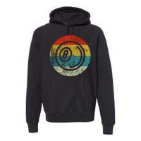 Retro Vintage Billiards Premium Hoodie