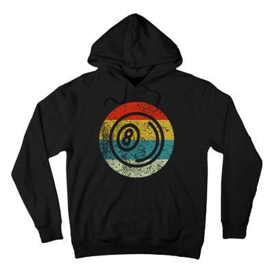 Retro Vintage Billiards Tall Hoodie