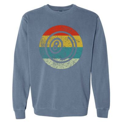 Retro Vintage Billiards Garment-Dyed Sweatshirt