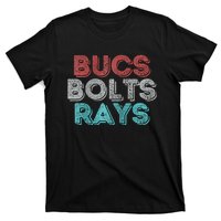 Retro Vintage Bucs Bolts Rays Raglan Baseball T-Shirt