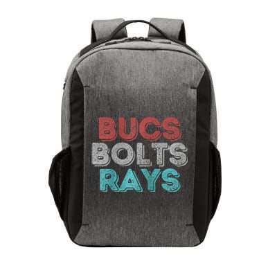 Retro Vintage Bucs Bolts Rays Raglan Baseball Vector Backpack