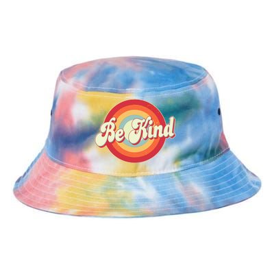 Retro Vintage Be Kind Tie Dye Newport Bucket Hat