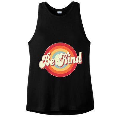 Retro Vintage Be Kind Ladies PosiCharge Tri-Blend Wicking Tank