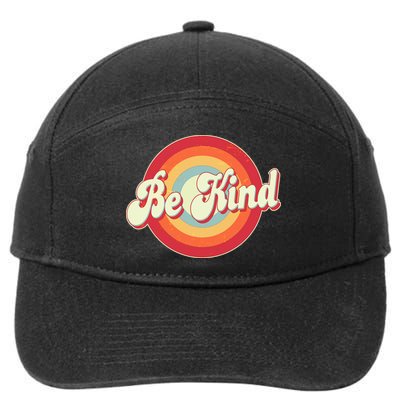 Retro Vintage Be Kind 7-Panel Snapback Hat