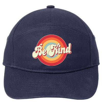 Retro Vintage Be Kind 7-Panel Snapback Hat