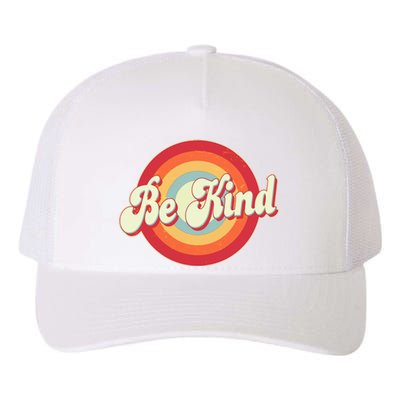 Retro Vintage Be Kind Yupoong Adult 5-Panel Trucker Hat