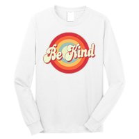 Retro Vintage Be Kind Long Sleeve Shirt