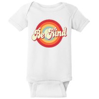 Retro Vintage Be Kind Baby Bodysuit