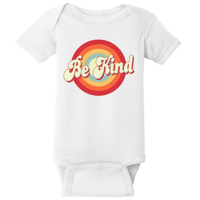 Retro Vintage Be Kind Baby Bodysuit