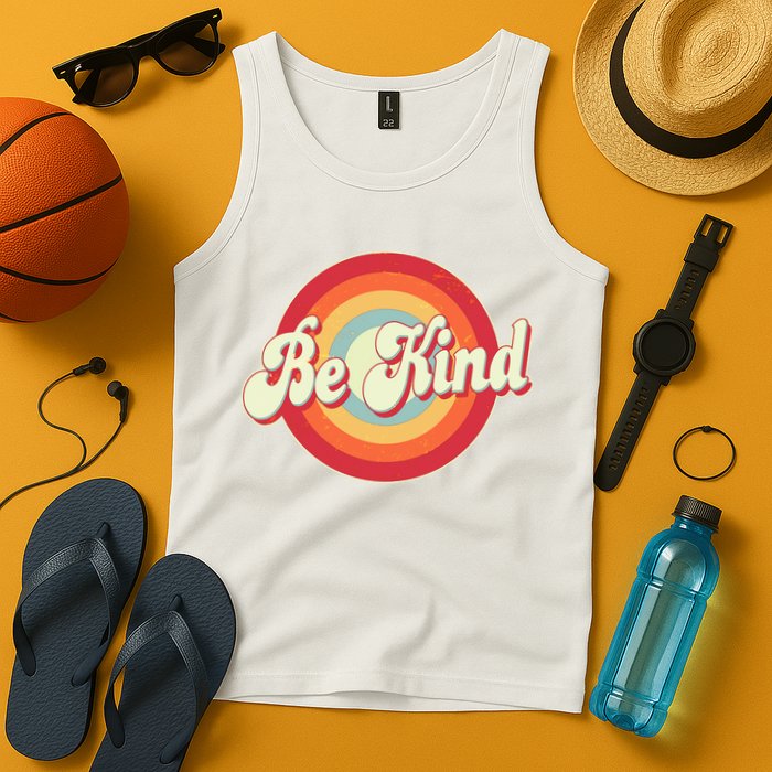 Retro Vintage Be Kind Tank Top