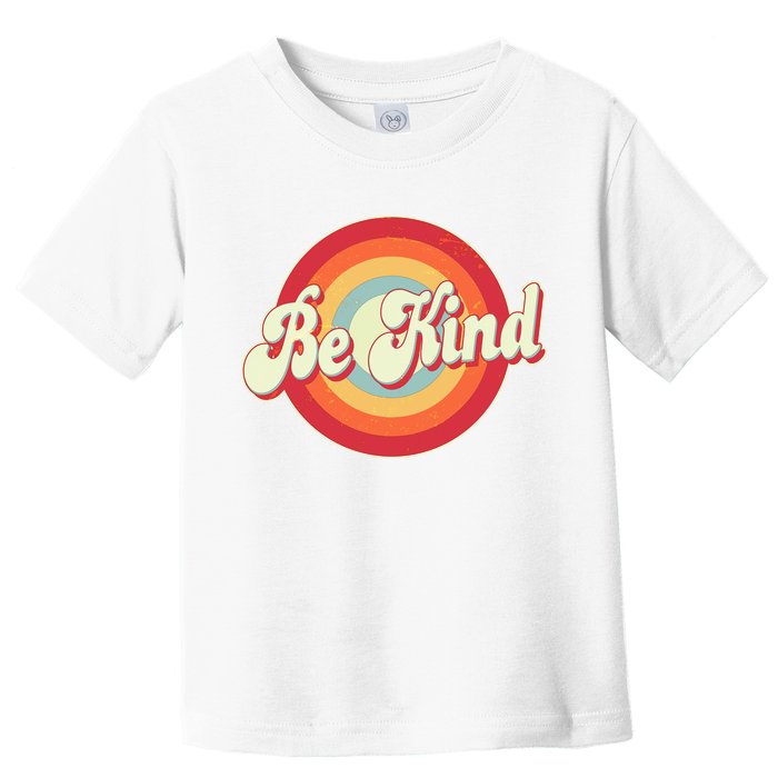 Retro Vintage Be Kind Toddler T-Shirt