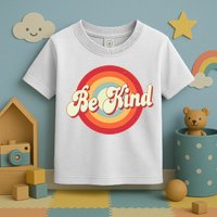 Retro Vintage Be Kind Toddler T-Shirt