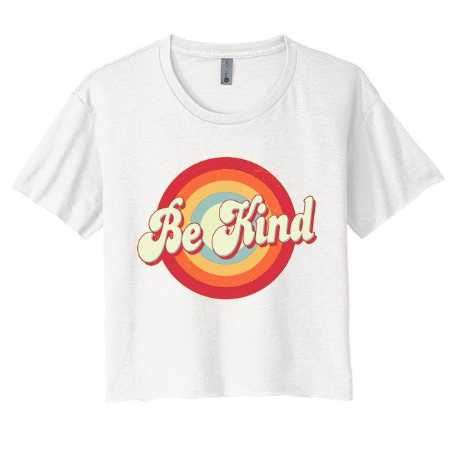 Retro Vintage Be Kind Crop Top