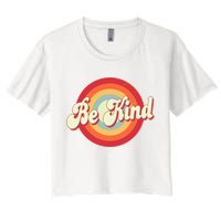 Retro Vintage Be Kind Crop Top