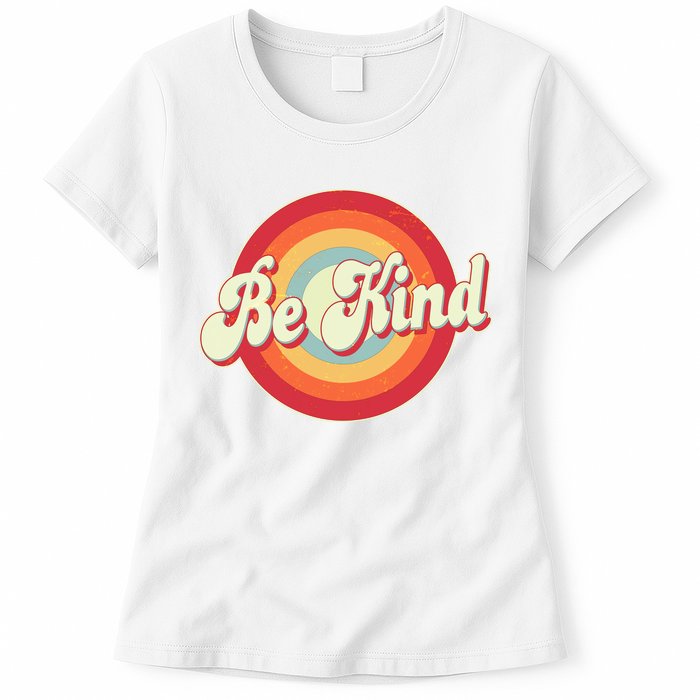 Retro Vintage Be Kind Womens T-Shirt