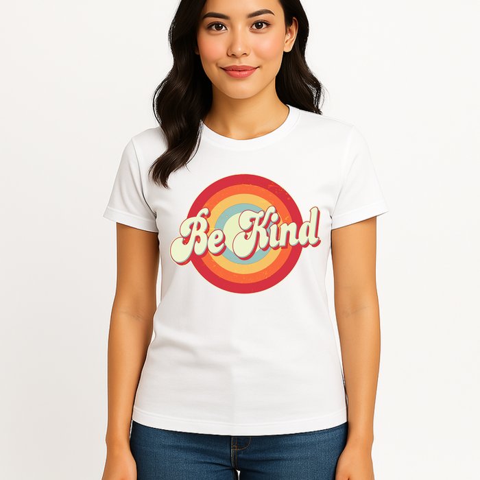 Retro Vintage Be Kind Womens T-Shirt