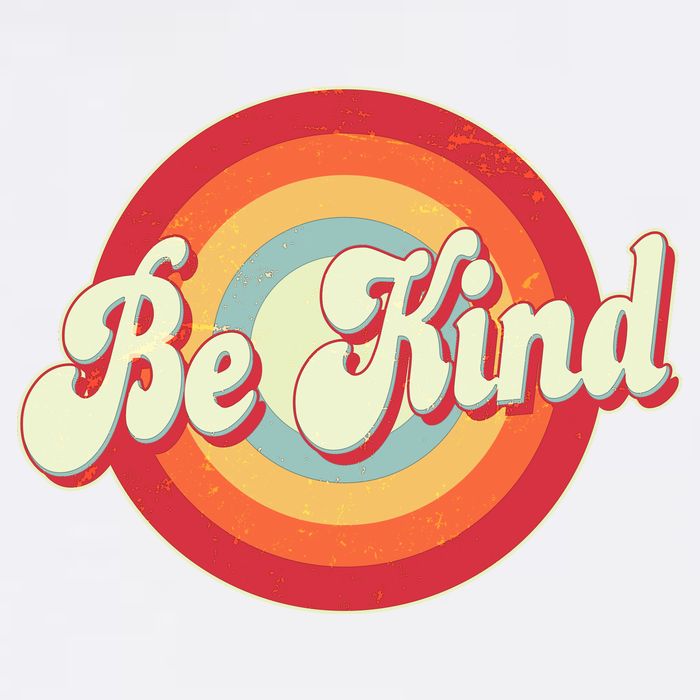 Retro Vintage Be Kind Womens T-Shirt