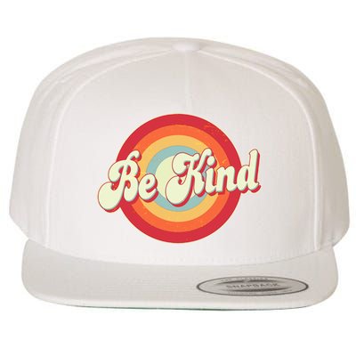 Retro Vintage Be Kind Wool Snapback Cap
