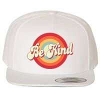 Retro Vintage Be Kind Wool Snapback Cap