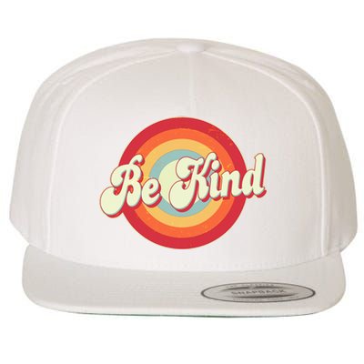 Retro Vintage Be Kind Wool Snapback Cap