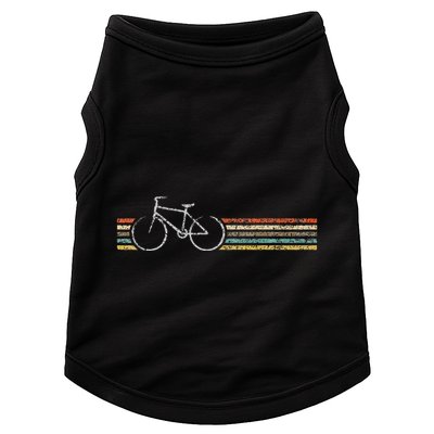 Retro Vintage Bicycle T Bike Biking Cycle Cycling Gift Doggie Tank