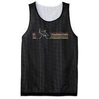 Retro Vintage Bicycle T Bike Biking Cycle Cycling Gift Mesh Reversible Basketball Jersey Tank