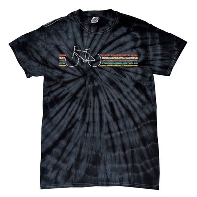 Retro Vintage Bicycle T Bike Biking Cycle Cycling Gift Tie-Dye T-Shirt