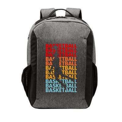 Retro Vintage Basketball Typography Basketball Player Silhouette Basketball Fan Vector Backpack