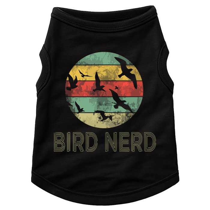 Retro Vintage Birding Bird Watching Funny Bird Watcher Doggie Tank
