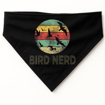 Retro Vintage Birding Bird Watching Funny Bird Watcher USA-Made Doggie Bandana