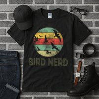 Retro Vintage Birding Bird Watching Funny Bird Watcher Tall T-Shirt
