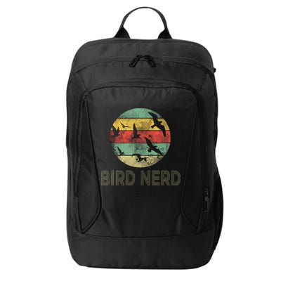 Retro Vintage Birding Bird Watching Funny Bird Watcher City Backpack