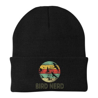 Retro Vintage Birding Bird Watching Funny Bird Watcher Beanie