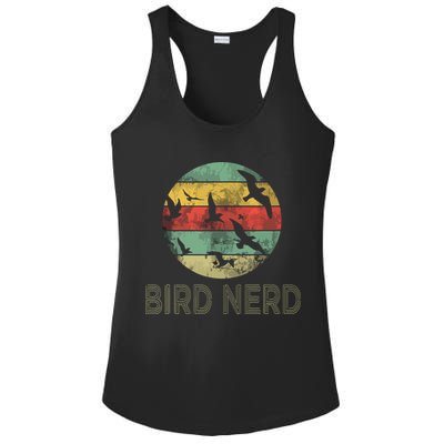 Retro Vintage Birding Bird Watching Funny Bird Watcher Ladies PosiCharge Competitor Racerback Tank