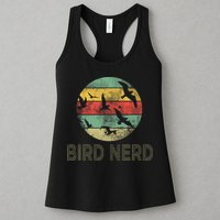 Retro Vintage Birding Bird Watching Funny Bird Watcher Womens Tank Top