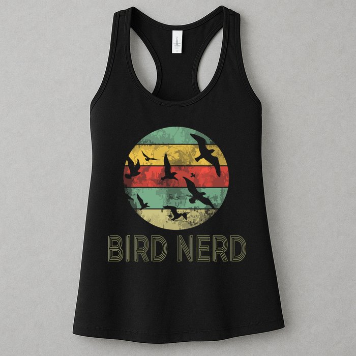 Retro Vintage Birding Bird Watching Funny Bird Watcher Womens Tank Top