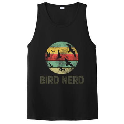 Retro Vintage Birding Bird Watching Funny Bird Watcher PosiCharge Competitor Tank
