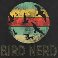 Retro Vintage Birding Bird Watching Funny Bird Watcher Golf Towel