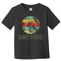 Retro Vintage Birding Bird Watching Funny Bird Watcher Toddler T-Shirt