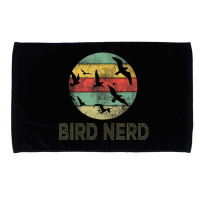 Retro Vintage Birding Bird Watching Funny Bird Watcher Microfiber Hand Towel