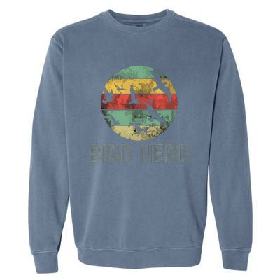 Retro Vintage Birding Bird Watching Funny Bird Watcher Garment-Dyed Sweatshirt