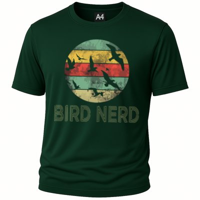 Retro Vintage Birding Bird Watching Funny Bird Watcher Performance Shirt